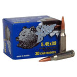 Silver Bear 5.45x39mm Russian Zinc Plated 60 Grain FMJ – 30 Rounds (NO TAX OUTSIDE OH) FREE SHIPPING ON $199+