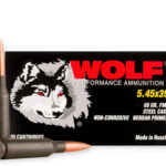Wolf Performance 5.45x39mm Ammo 60 Grain FMJ 545 FMJ Steel – 20 Rounds (NO TAX OUTSIDE OH) FREE SHIPPING ON $199+