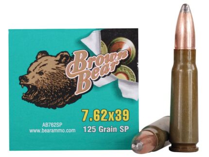 Brown Bear 7.62x39mm 125gr JSP