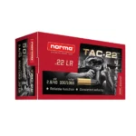 Norma TAC .22LR TAC-22 40 Grain LRN – 50 Rounds (NO TAX outside OH) FREE SHIPPING ON $199+