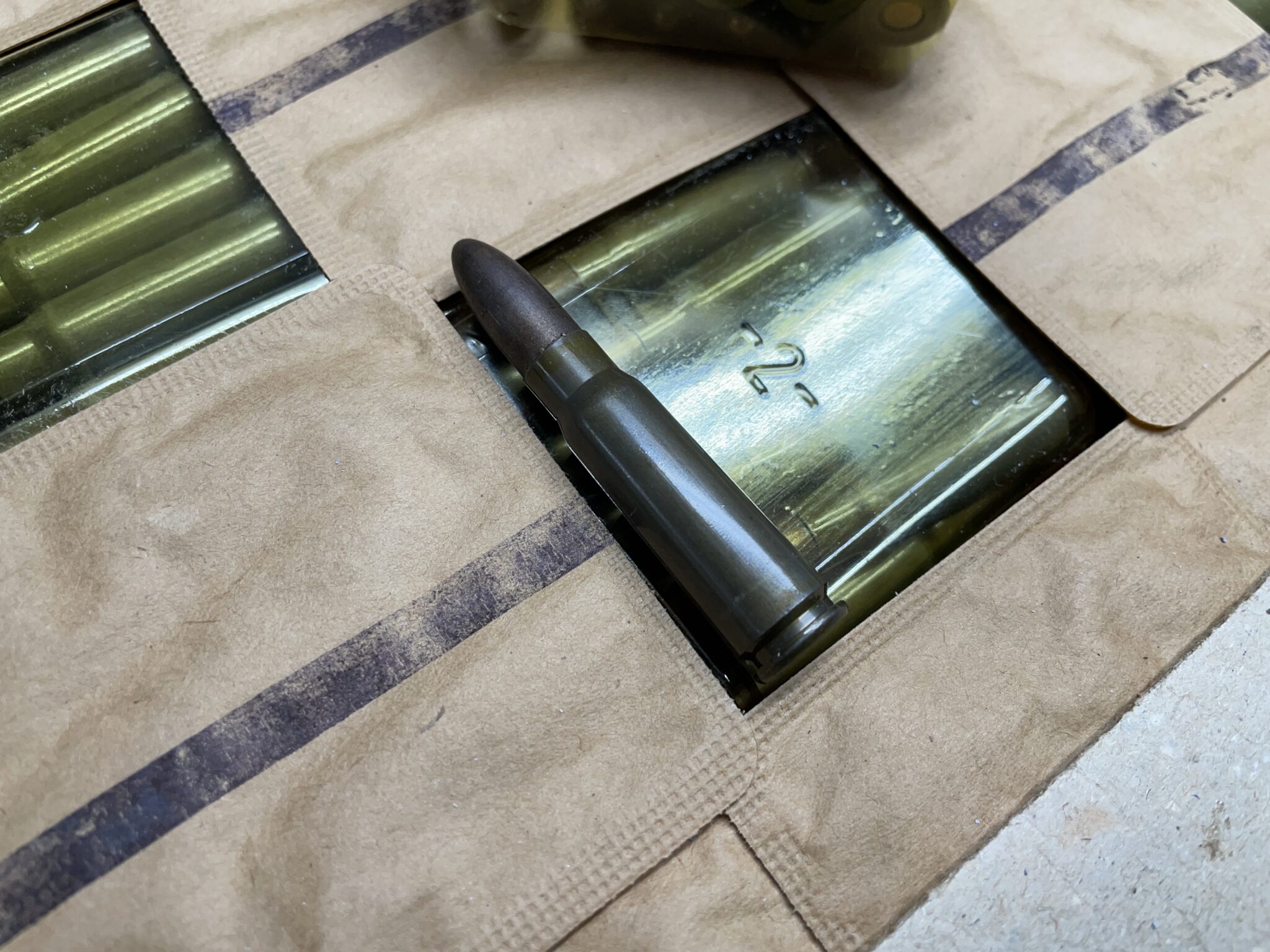 East German 7.62x39mm RARE Training Ammo Blister 10 Rounds
