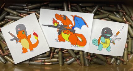 Pokemon Gun Sticker Bundle