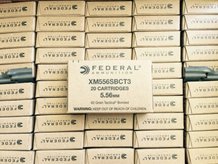 Federal 5.56x45mm 62GR XM556SBCT3