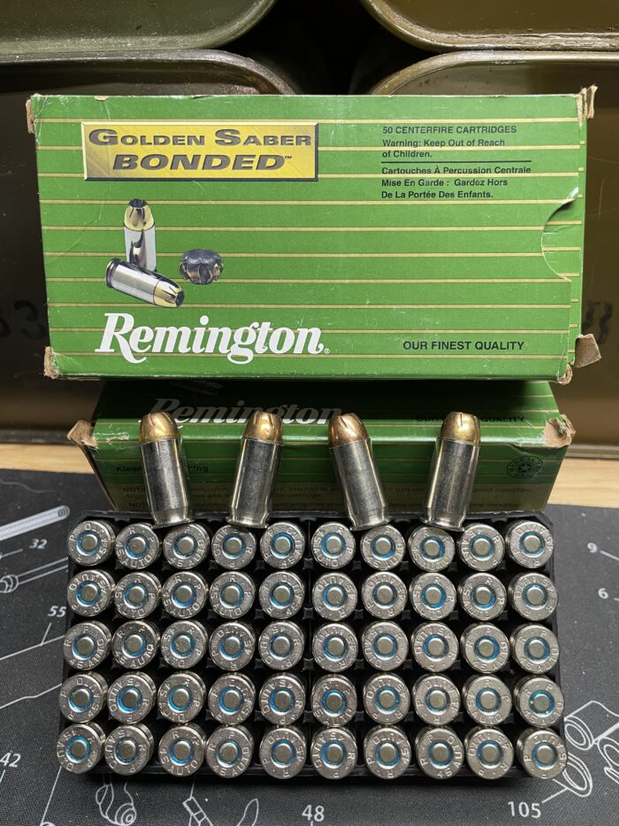 REMINGTON 45 AUTO GOLDEN SABER