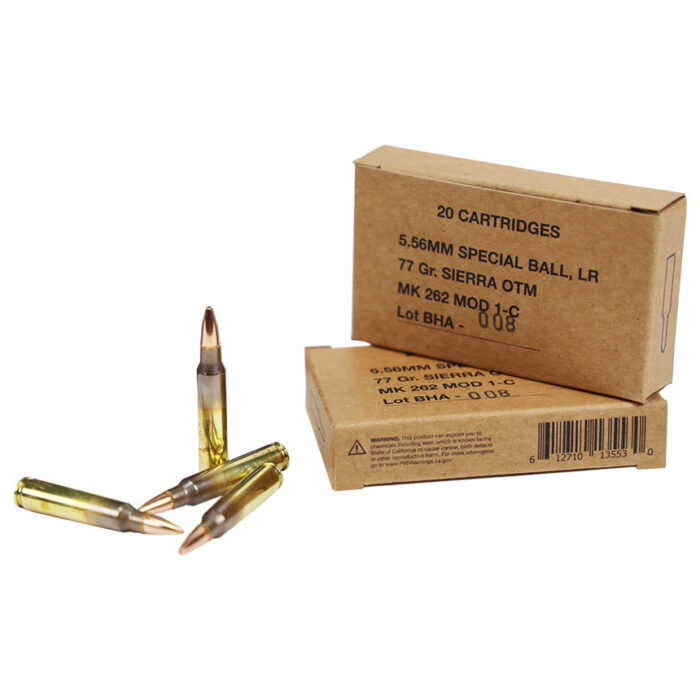 Black Hills 5.56x45mm MK262