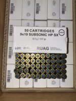 Ruag 9mm Subsonic HP SX